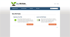 Desktop Screenshot of newirarules.com